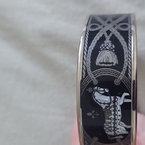 Hermes enamel bangle bracelet